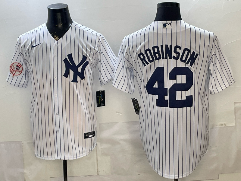 Men New York Yankees #42 Robinson white Game Nike MLB 2026 Jersey 0518004